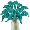 12Pcs Artificial Calla Lily Teal Flowers – Faux Klein Blue Calla Lilies Summer Bouquets for Home Decoration